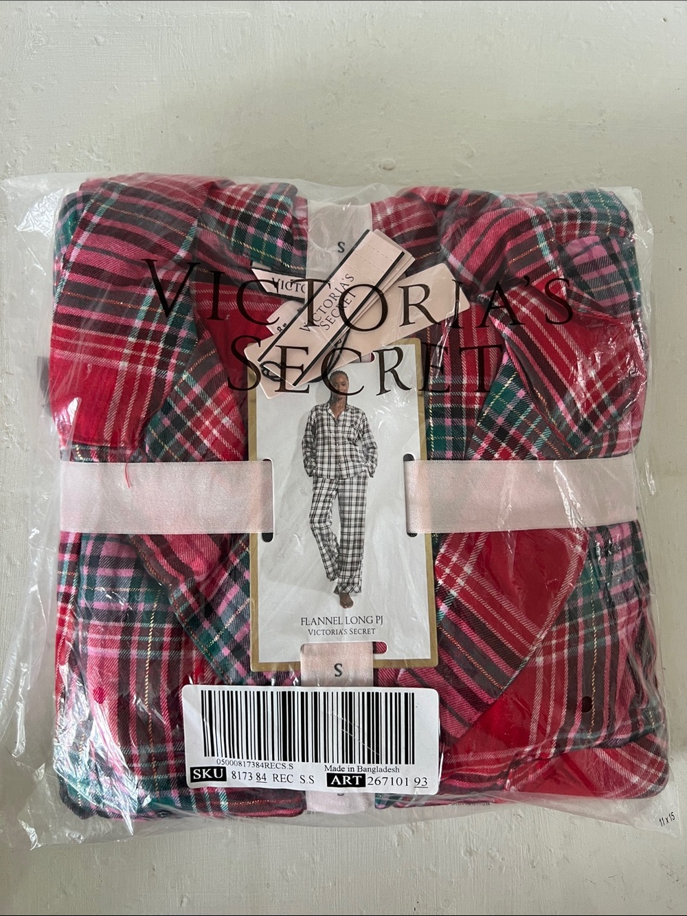 VICTORIA'S SECRET Flannel Long Pajama Set